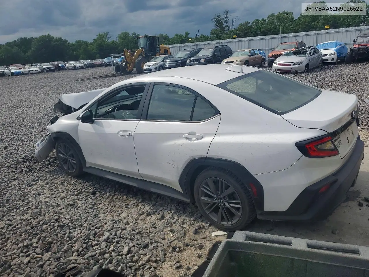 2022 Subaru Wrx VIN: JF1VBAA62N9026522 Lot: 56720356