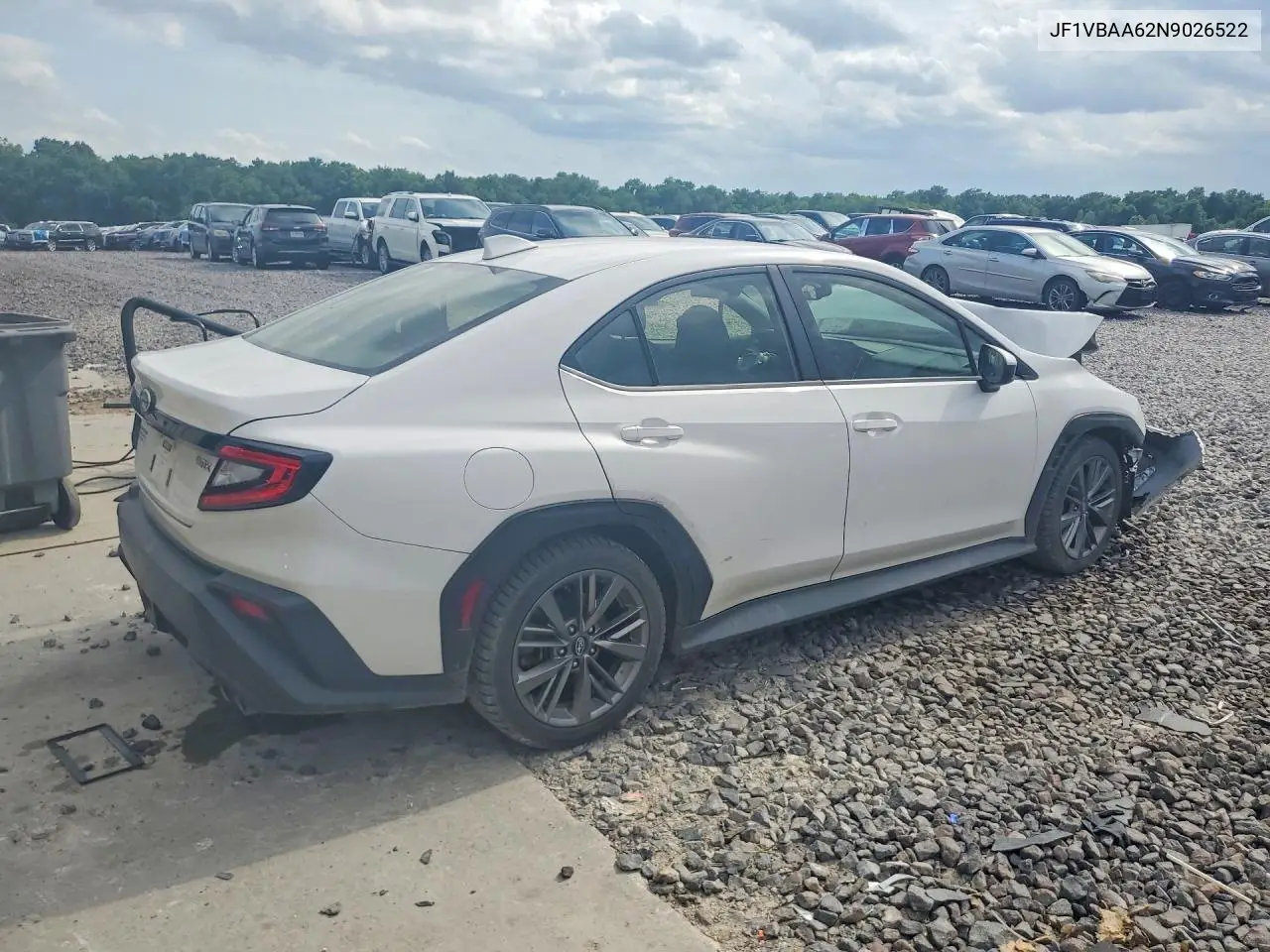2022 Subaru Wrx VIN: JF1VBAA62N9026522 Lot: 56720356