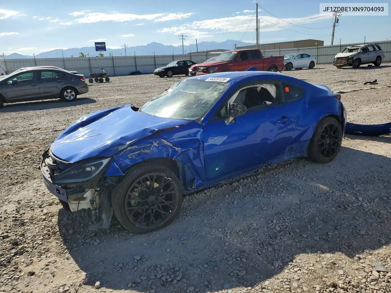 2022 Subaru Brz Limited VIN: JF1ZDBE1XN9704093 Lot: 58320126