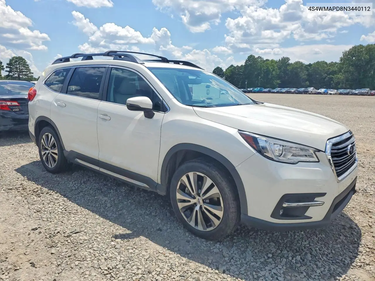 2022 Subaru Ascent Limited VIN: 4S4WMAPD8N3440112 Lot: 59351526