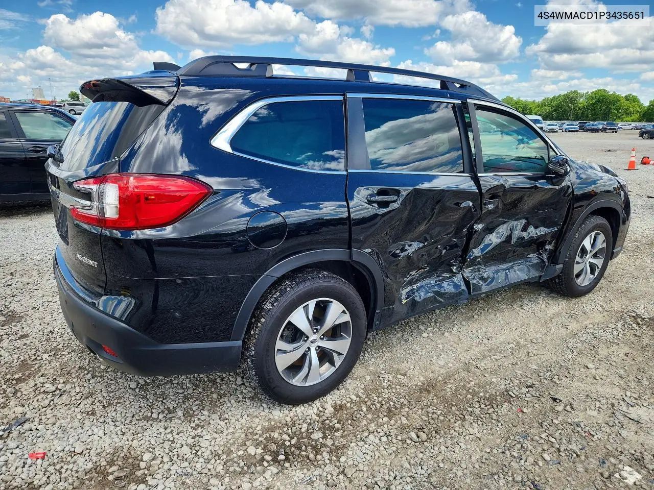 2023 Subaru Ascent Premium VIN: 4S4WMACD1P3435651 Lot: 57032636