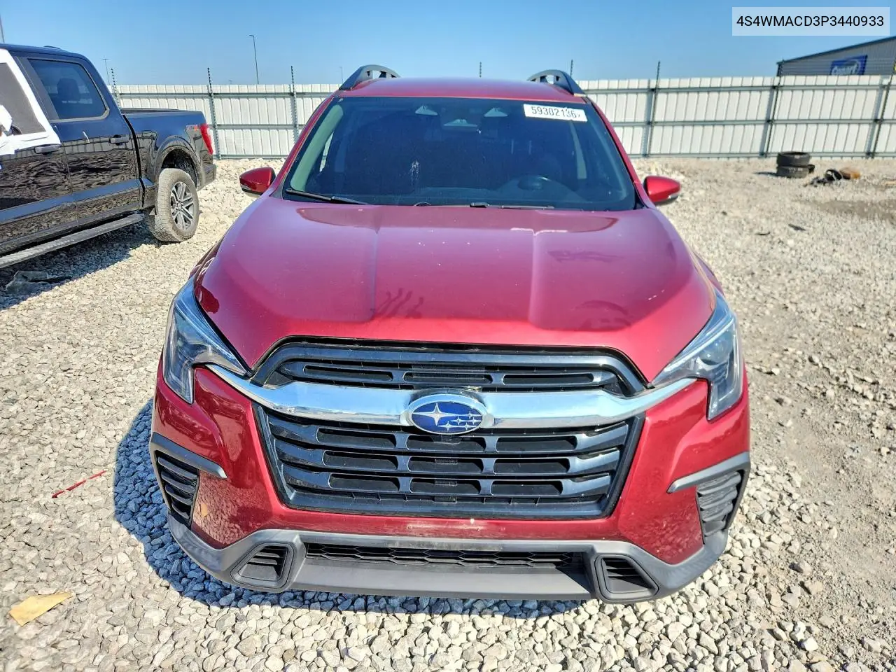2023 Subaru Ascent Premium VIN: 4S4WMACD3P3440933 Lot: 59302136