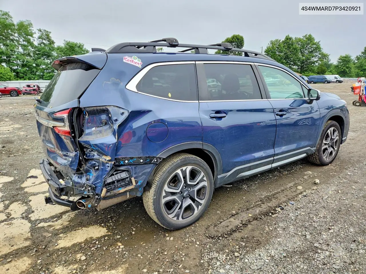 2023 Subaru Ascent Touring VIN: 4S4WMARD7P3420921 Lot: 59329106
