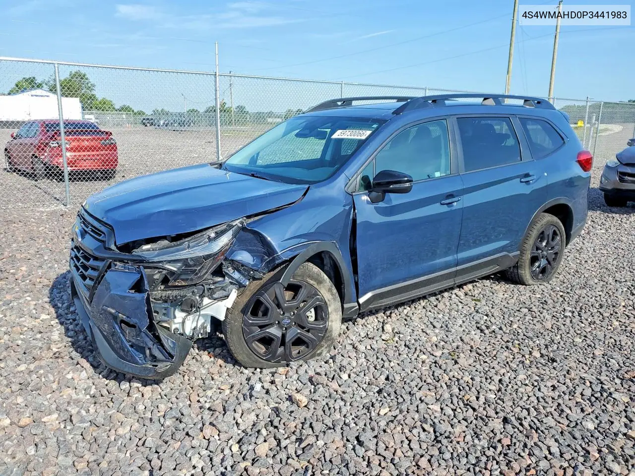 2023 Subaru Ascent Premium VIN: 4S4WMAHD0P3441983 Lot: 59730066