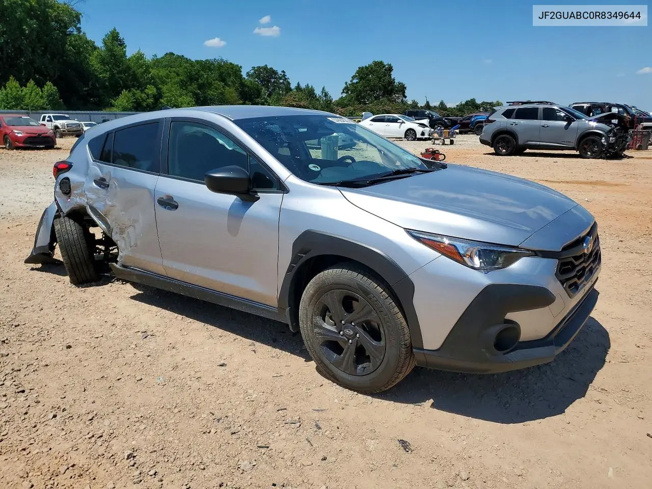 2024 Subaru Crosstrek VIN: JF2GUABC0R8349644 Lot: 57884626