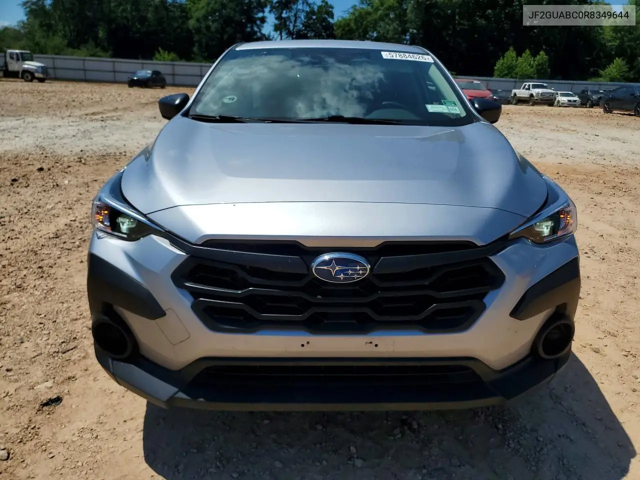 2024 Subaru Crosstrek VIN: JF2GUABC0R8349644 Lot: 57884626