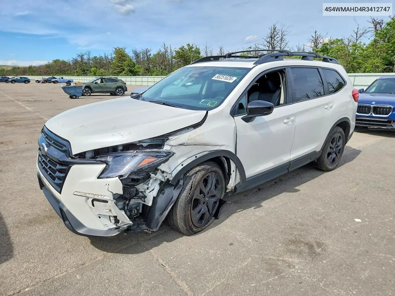 2024 Subaru Ascent Onyx Edition VIN: 4S4WMAHD4R3412747 Lot: 58251626