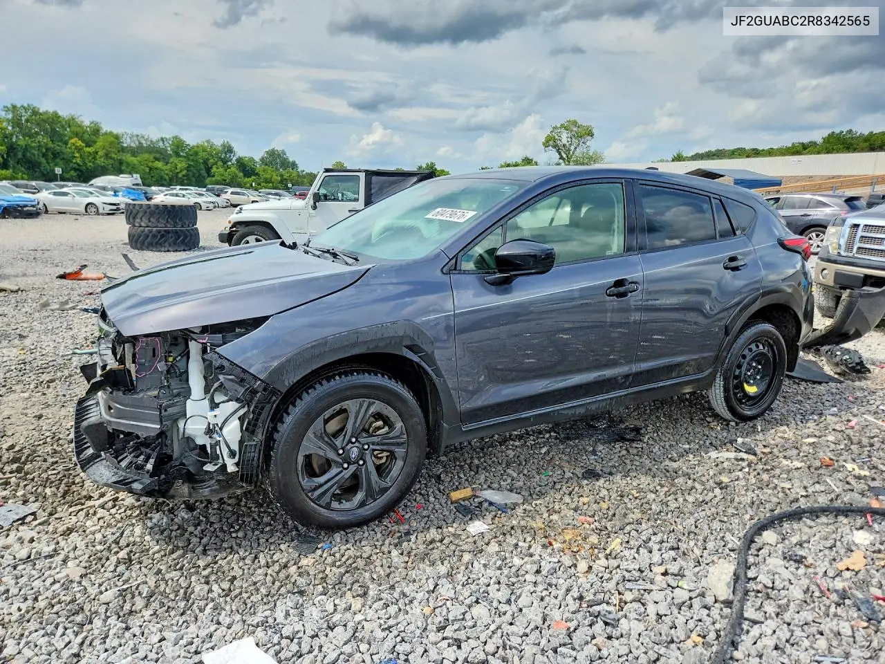 2024 Subaru Crosstrek VIN: JF2GUABC2R8342565 Lot: 60479676