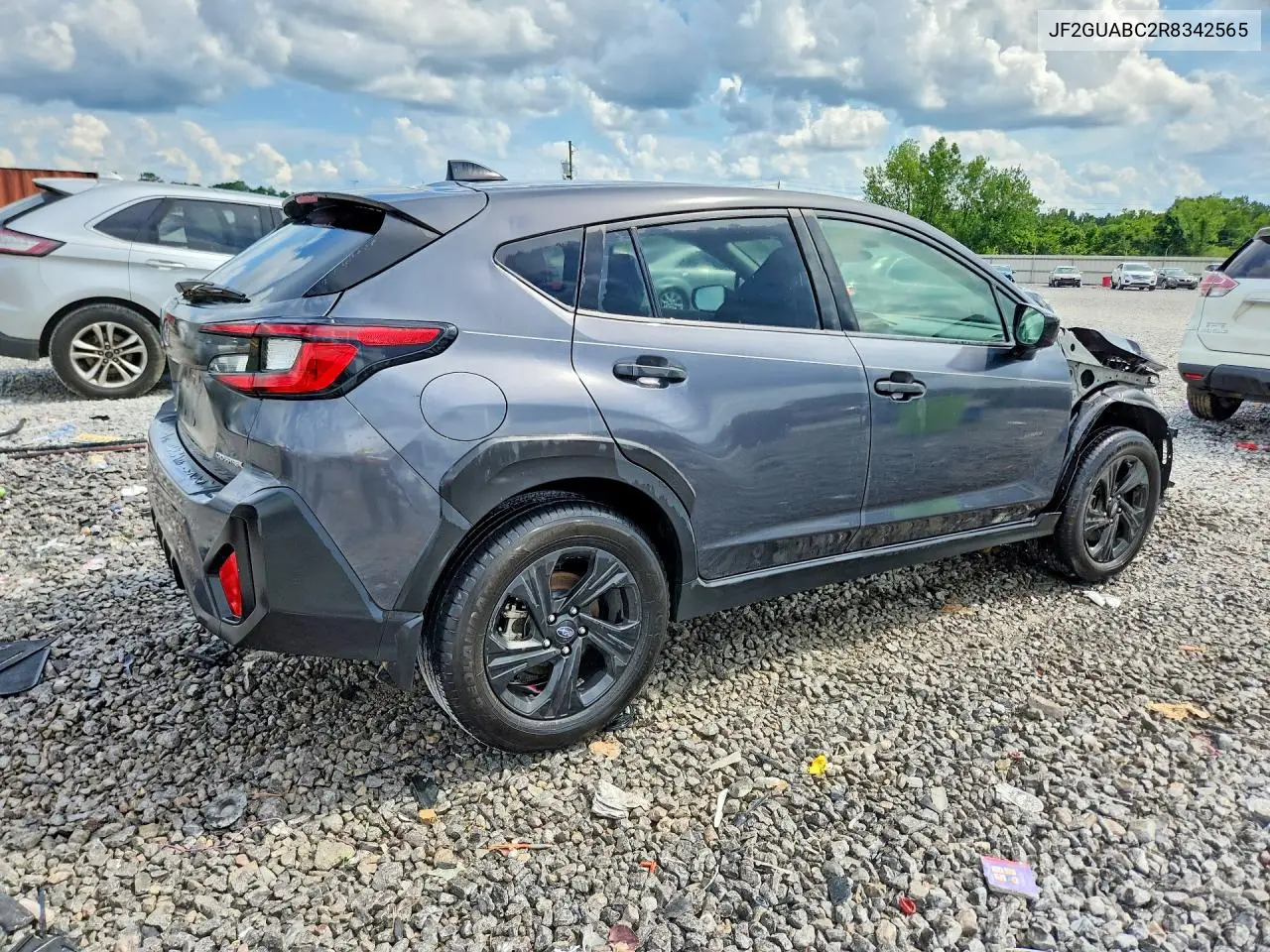 2024 Subaru Crosstrek VIN: JF2GUABC2R8342565 Lot: 60479676