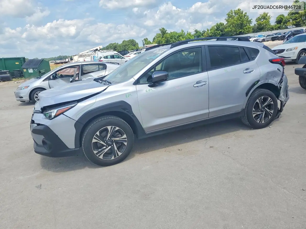 2024 Subaru Crosstrek Premium VIN: JF2GUADC6RH346728 Lot: 62083346
