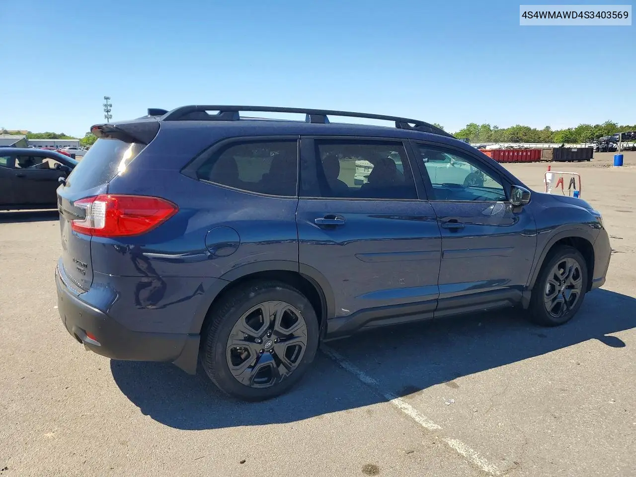 2025 Subaru Ascent Onyx Touring VIN: 4S4WMAWD4S3403569 Lot: 56326196
