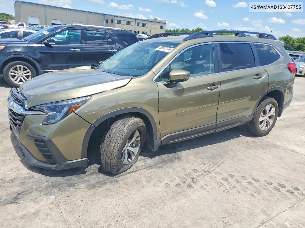 2025 Subaru Ascent Premium VIN: 4S4WMAAD1S3427755 Lot: 58807736