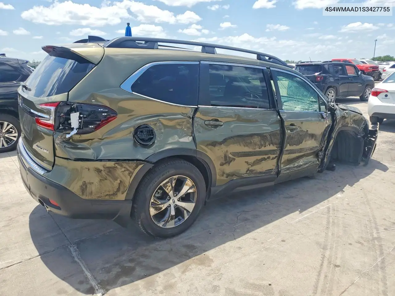 2025 Subaru Ascent Premium VIN: 4S4WMAAD1S3427755 Lot: 58807736