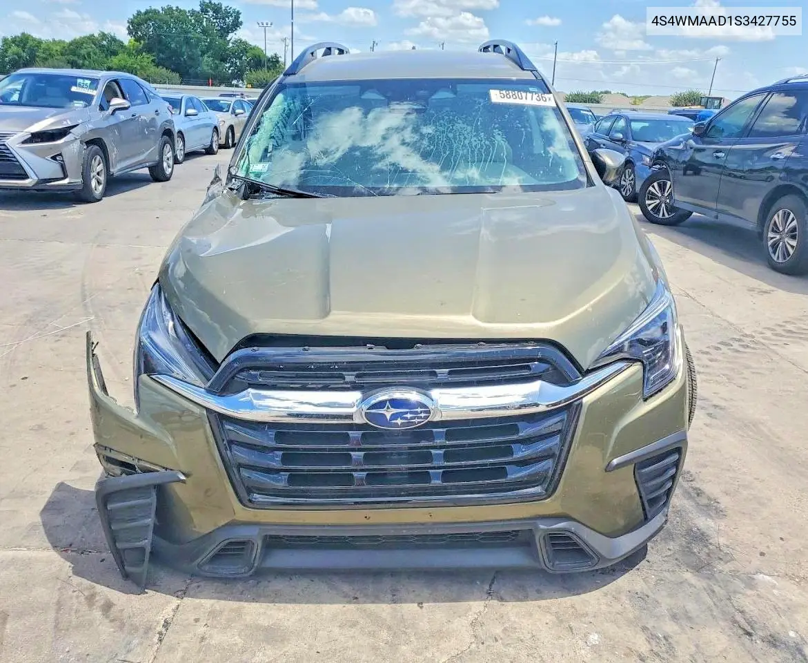 2025 Subaru Ascent Premium VIN: 4S4WMAAD1S3427755 Lot: 58807736