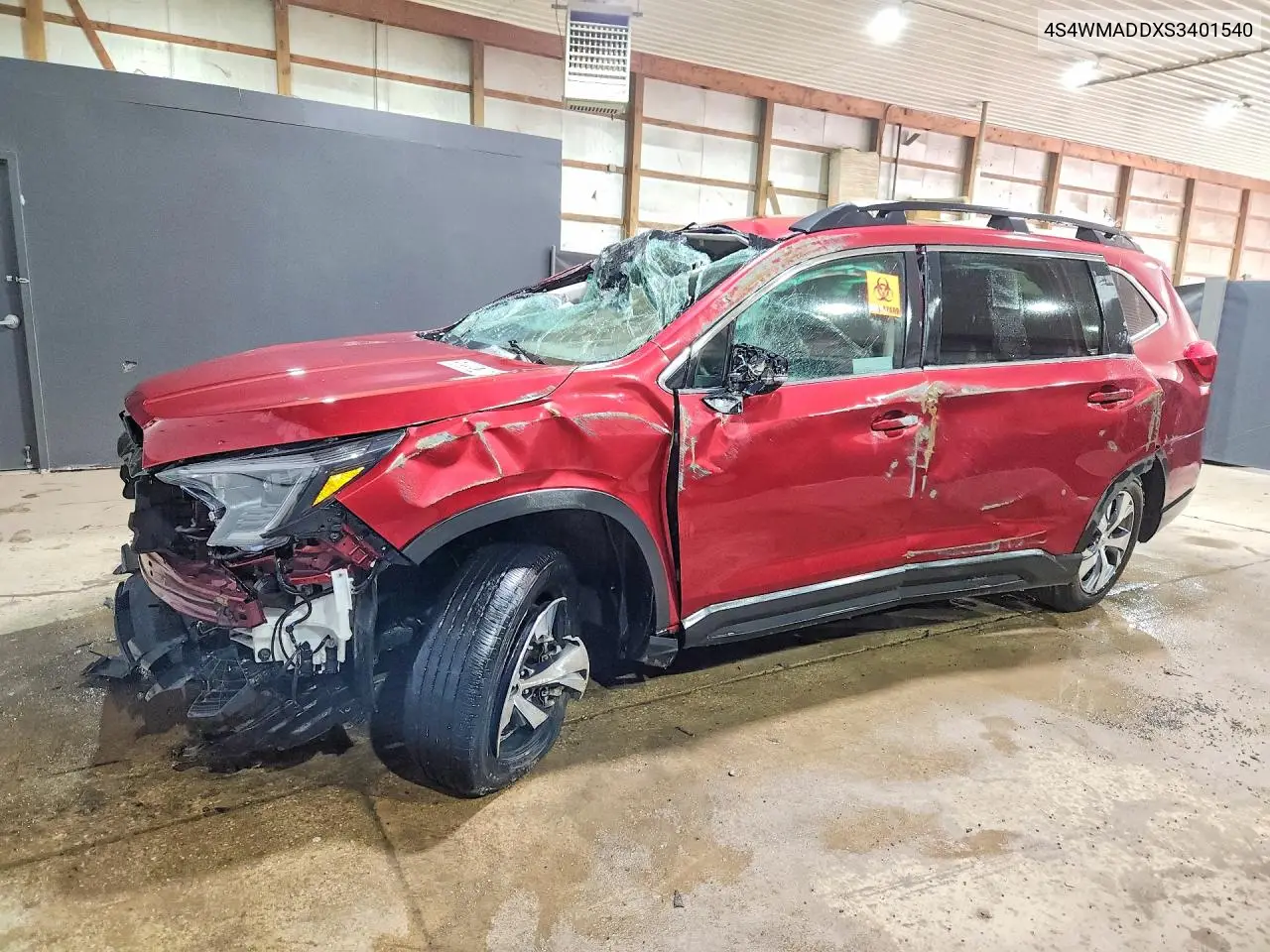 2025 Subaru Ascent Premium VIN: 4S4WMADDXS3401540 Lot: 58999706