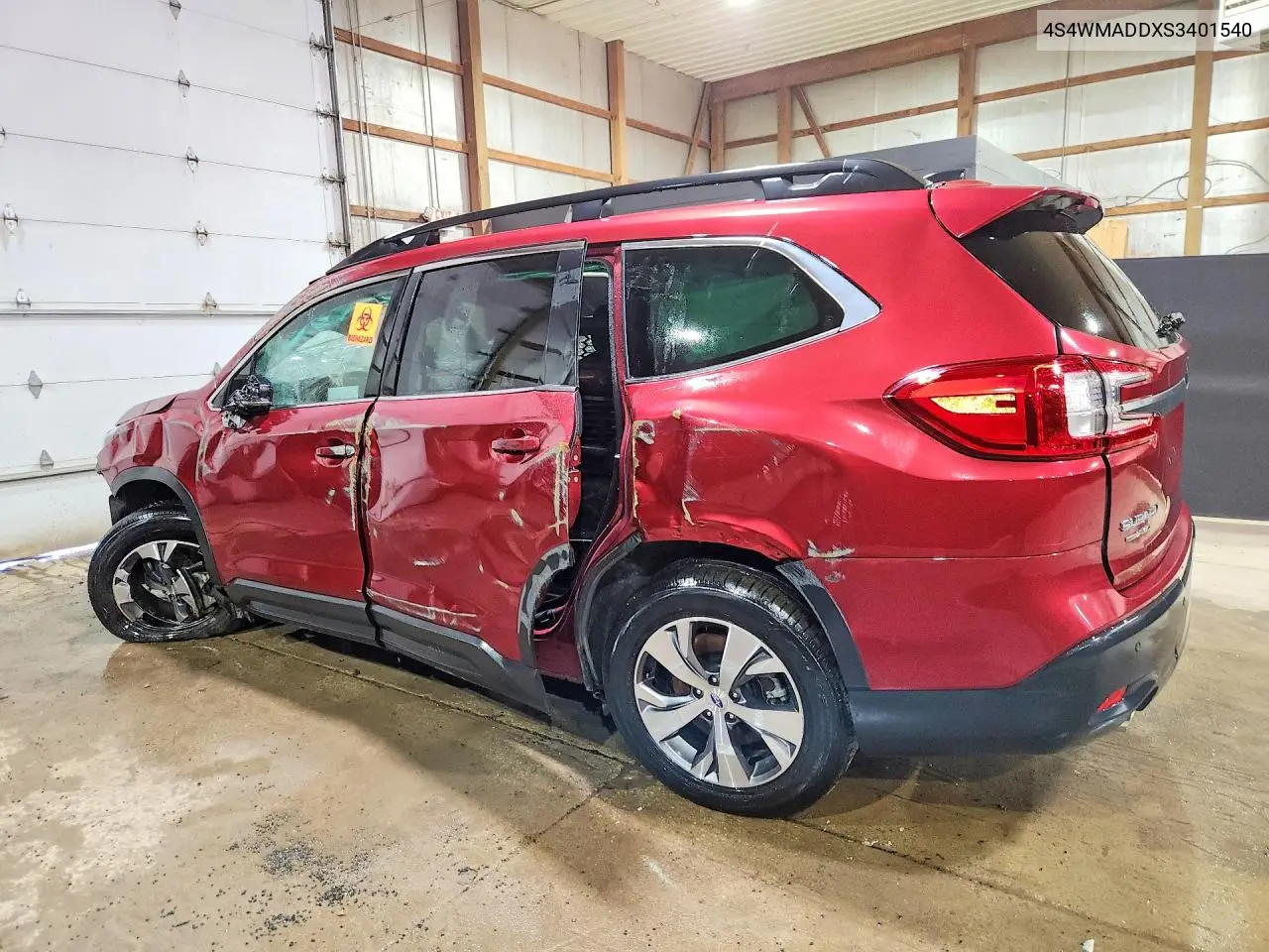 2025 Subaru Ascent Premium VIN: 4S4WMADDXS3401540 Lot: 58999706