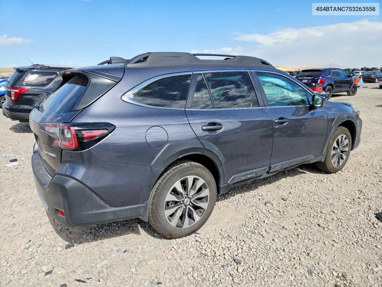 2025 Subaru Outback Limited VIN: 4S4BTANC7S3263558 Lot: 59877626
