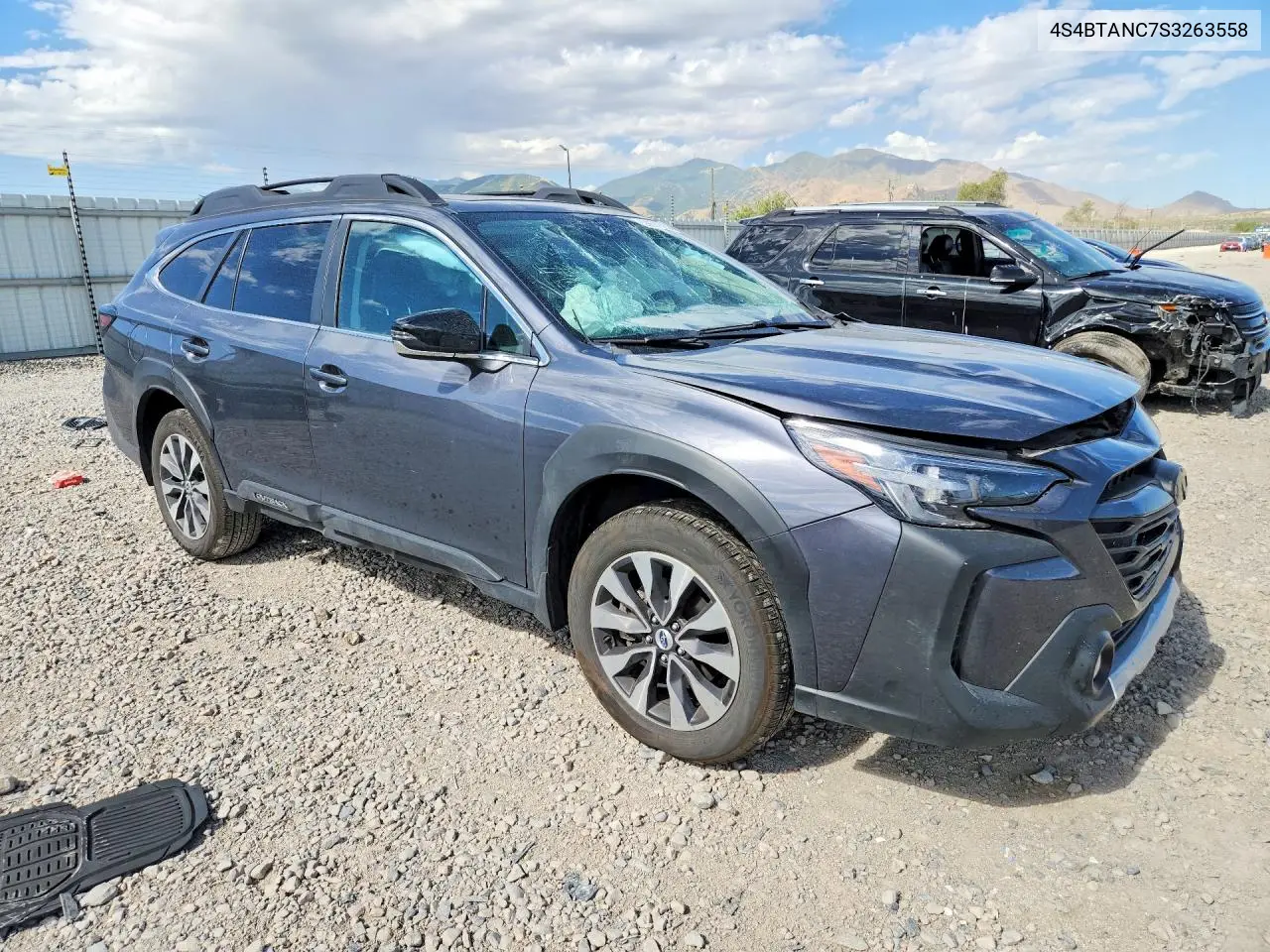2025 Subaru Outback Limited VIN: 4S4BTANC7S3263558 Lot: 59877626
