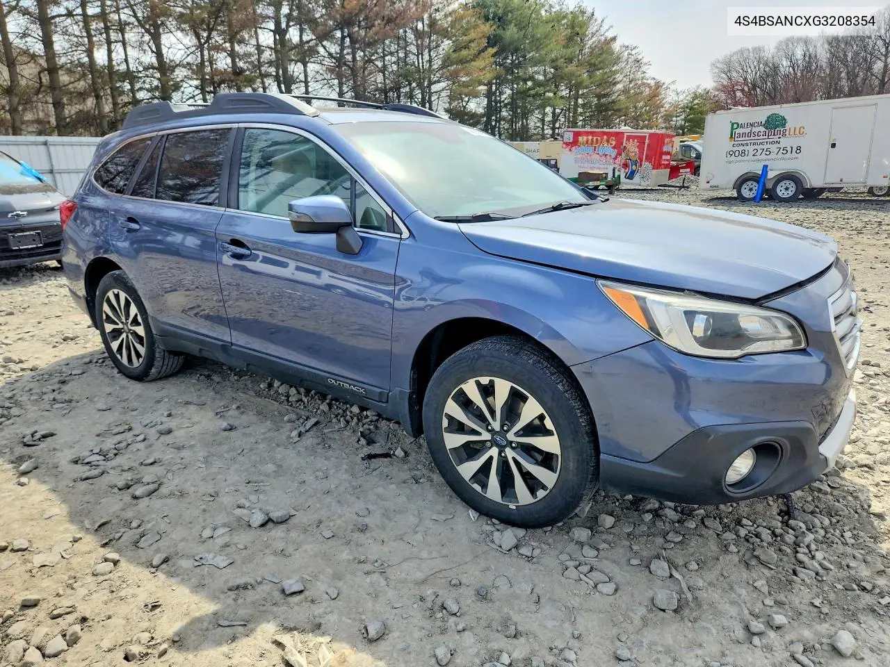2016 Subaru Outback 2.5I Limited VIN: 4S4BSANCXG3208354 Lot: 48214176
