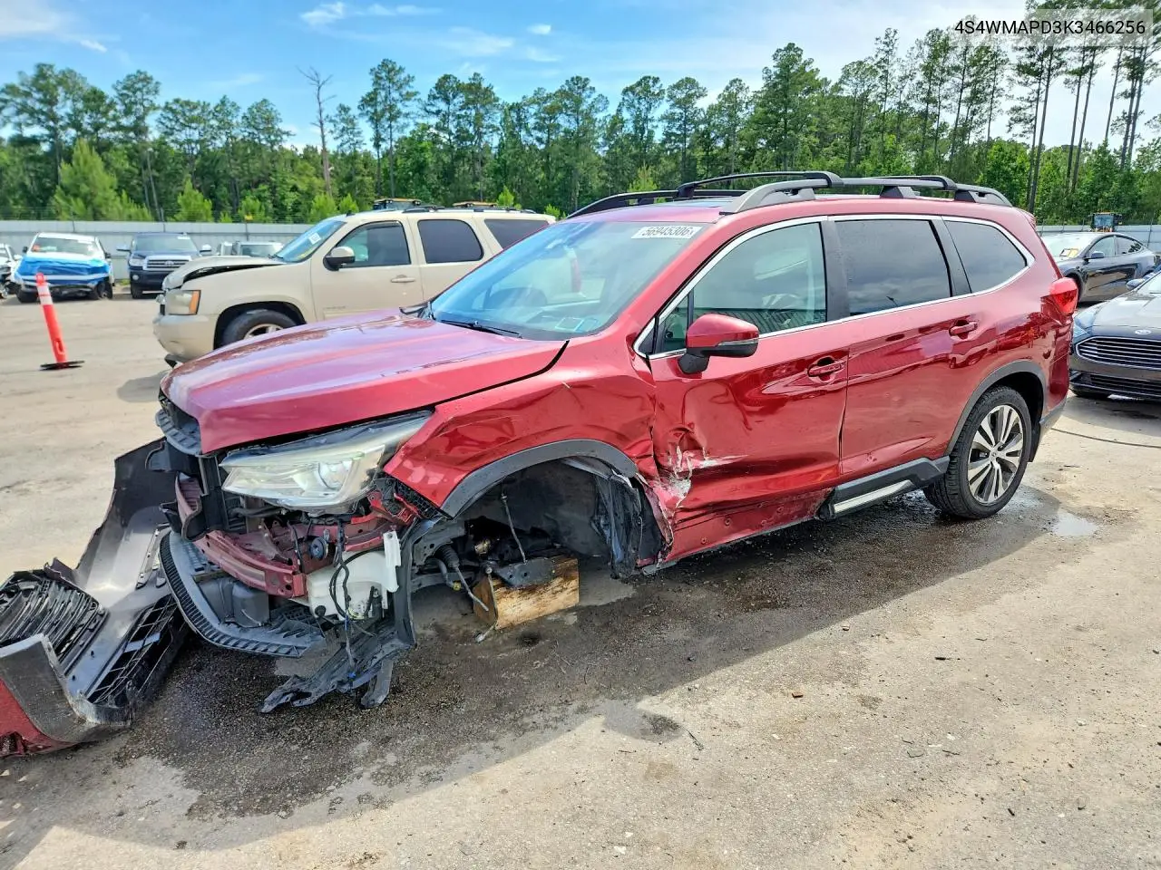 2019 Subaru Ascent Limited VIN: 4S4WMAPD3K3466256 Lot: 56945306