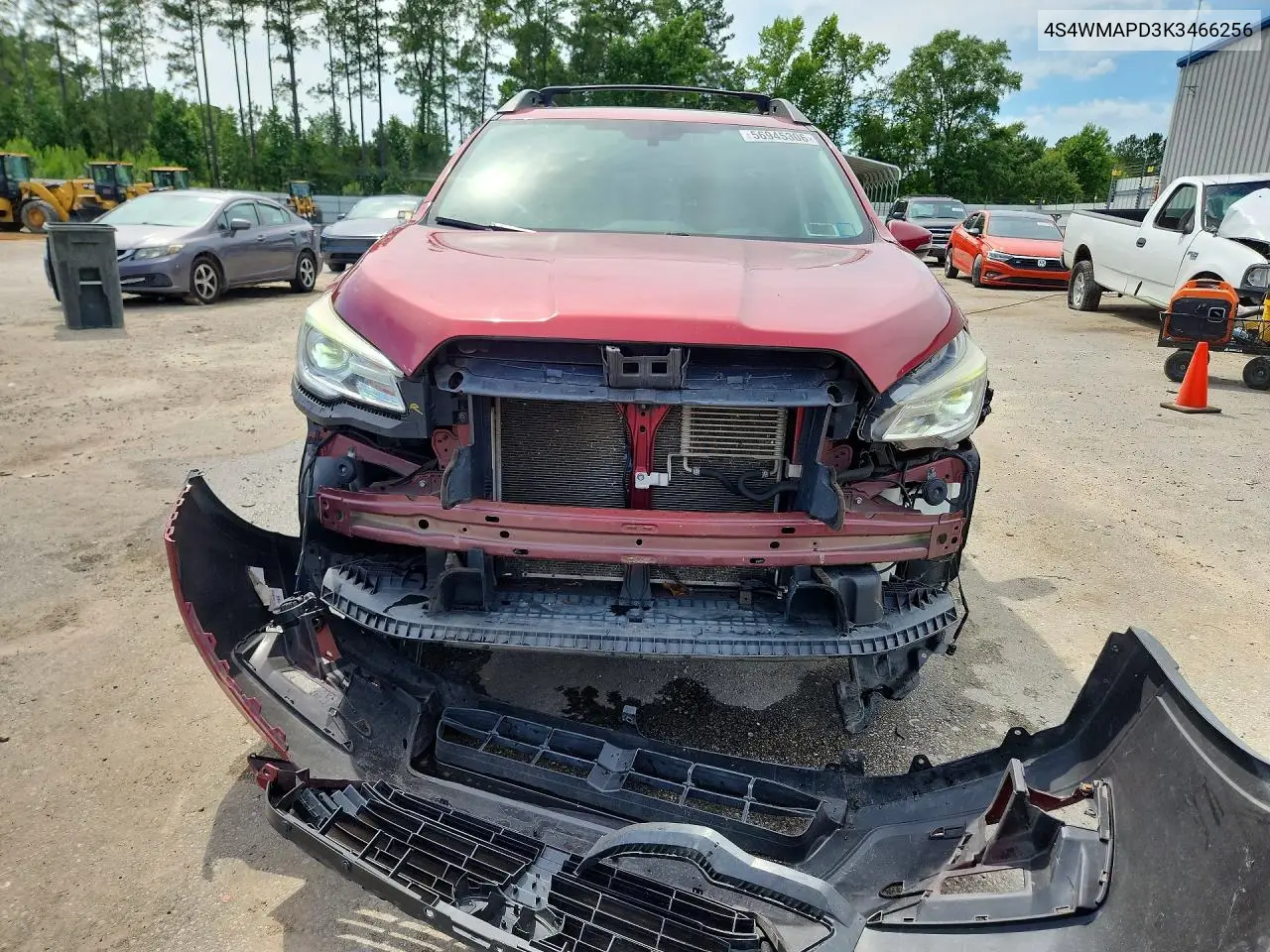 2019 Subaru Ascent Limited VIN: 4S4WMAPD3K3466256 Lot: 56945306