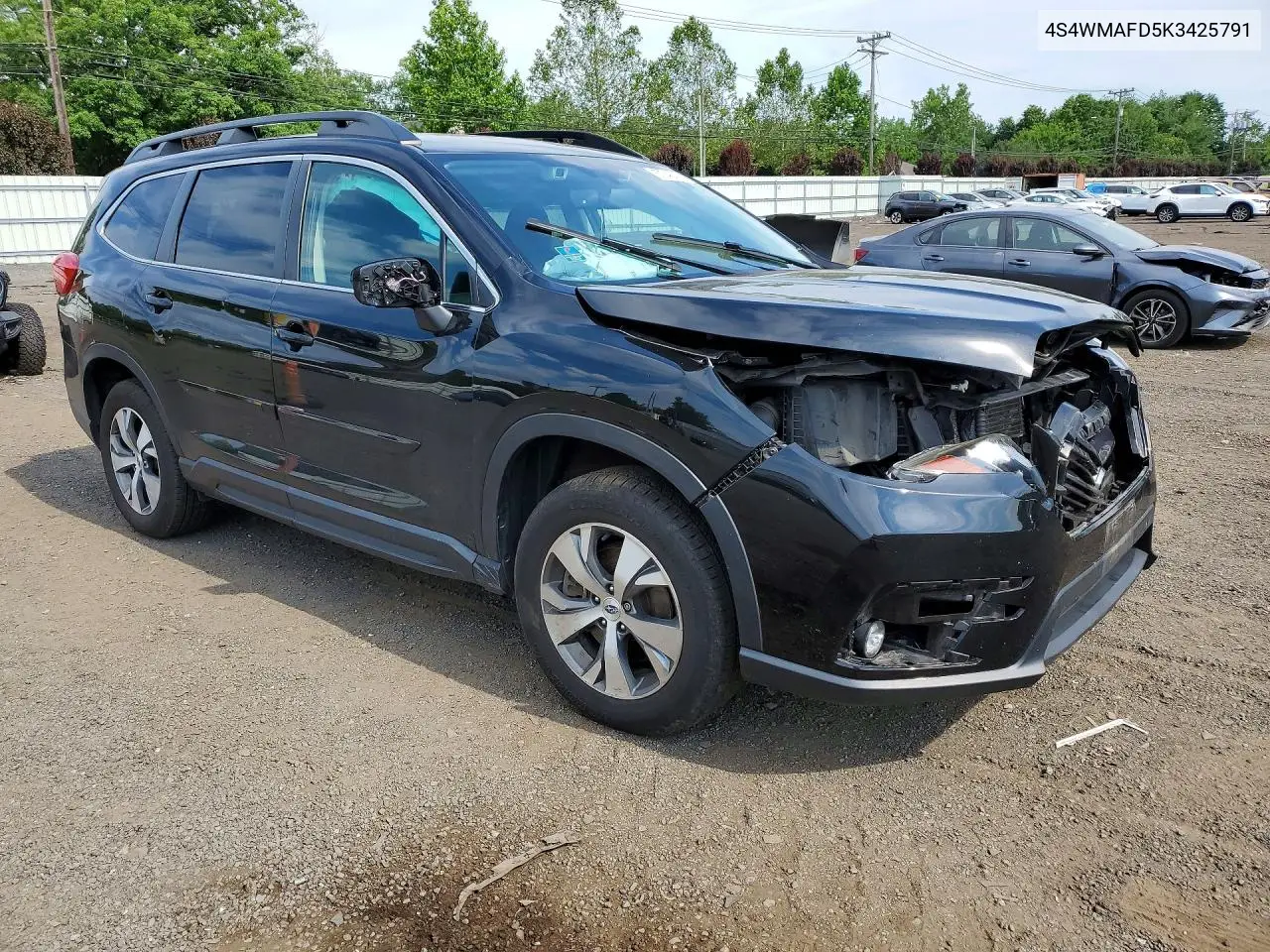 2019 Subaru Ascent Premium VIN: 4S4WMAFD5K3425791 Lot: 57648446