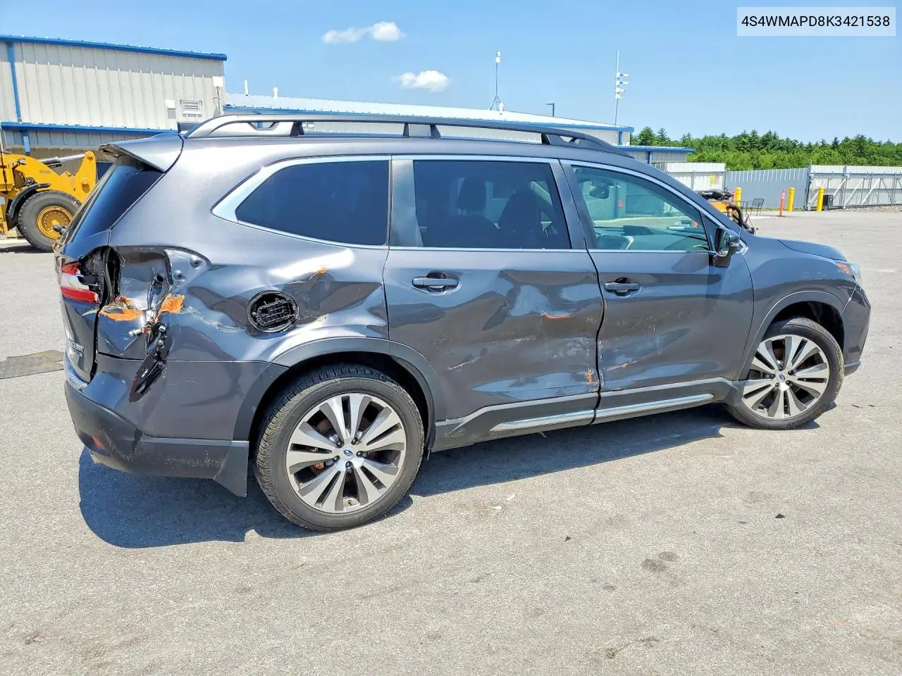 2019 Subaru Ascent Limited VIN: 4S4WMAPD8K3421538 Lot: 58087676