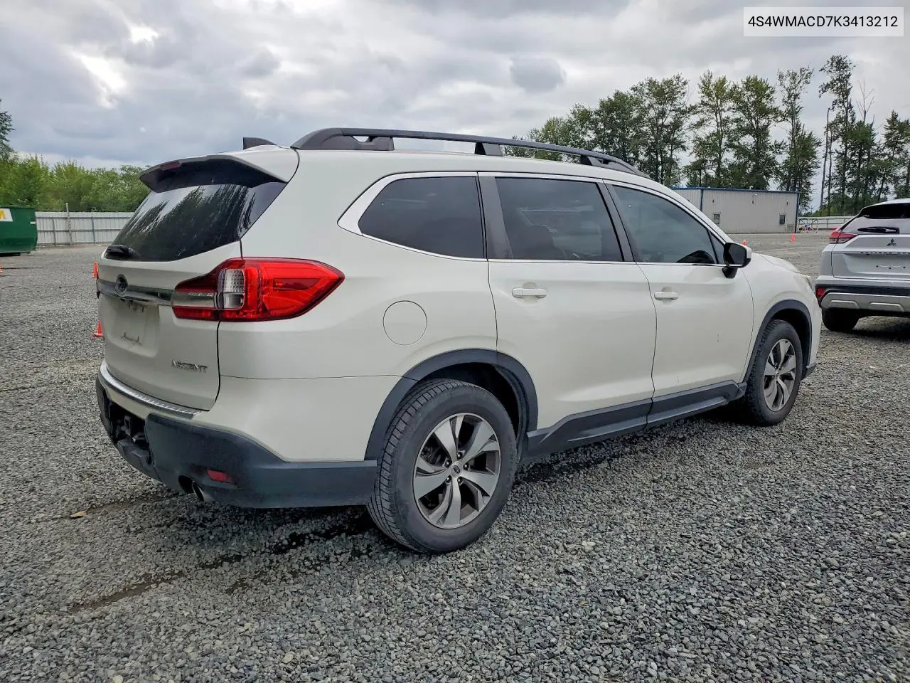 2019 Subaru Ascent Premium VIN: 4S4WMACD7K3413212 Lot: 58155896