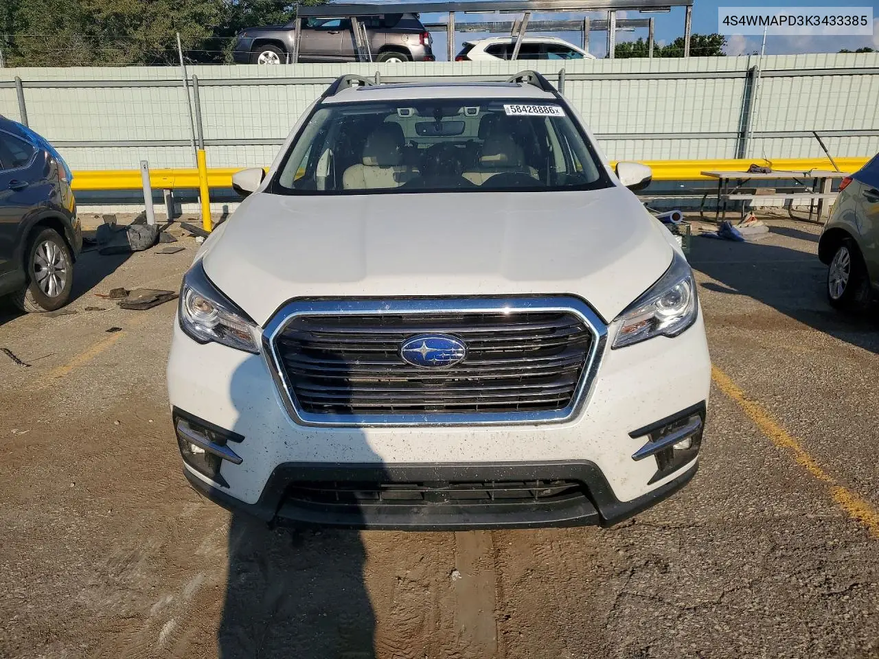 2019 Subaru Ascent Limited VIN: 4S4WMAPD3K3433385 Lot: 58428886