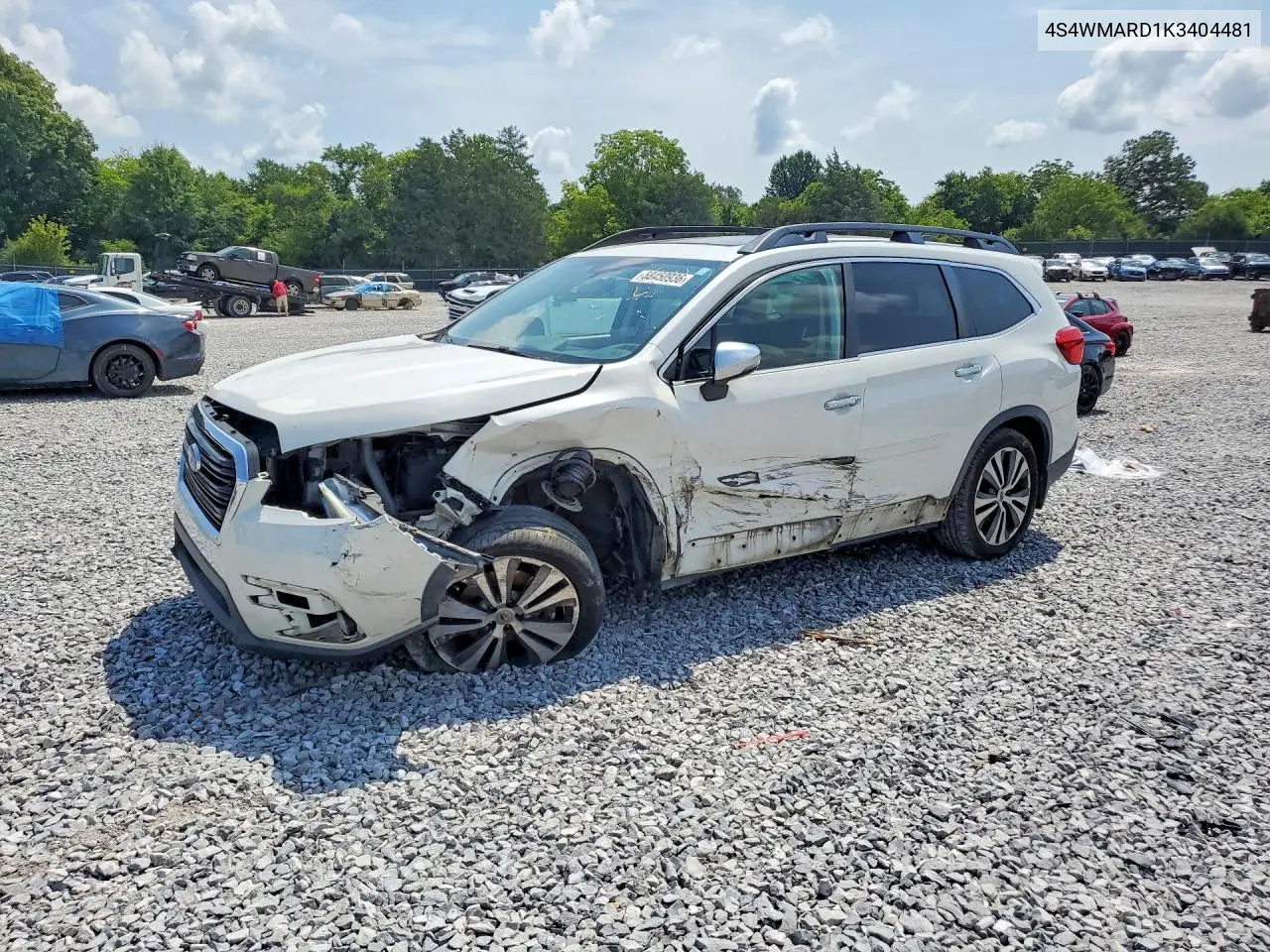 2019 Subaru Ascent Touring VIN: 4S4WMARD1K3404481 Lot: 58450936