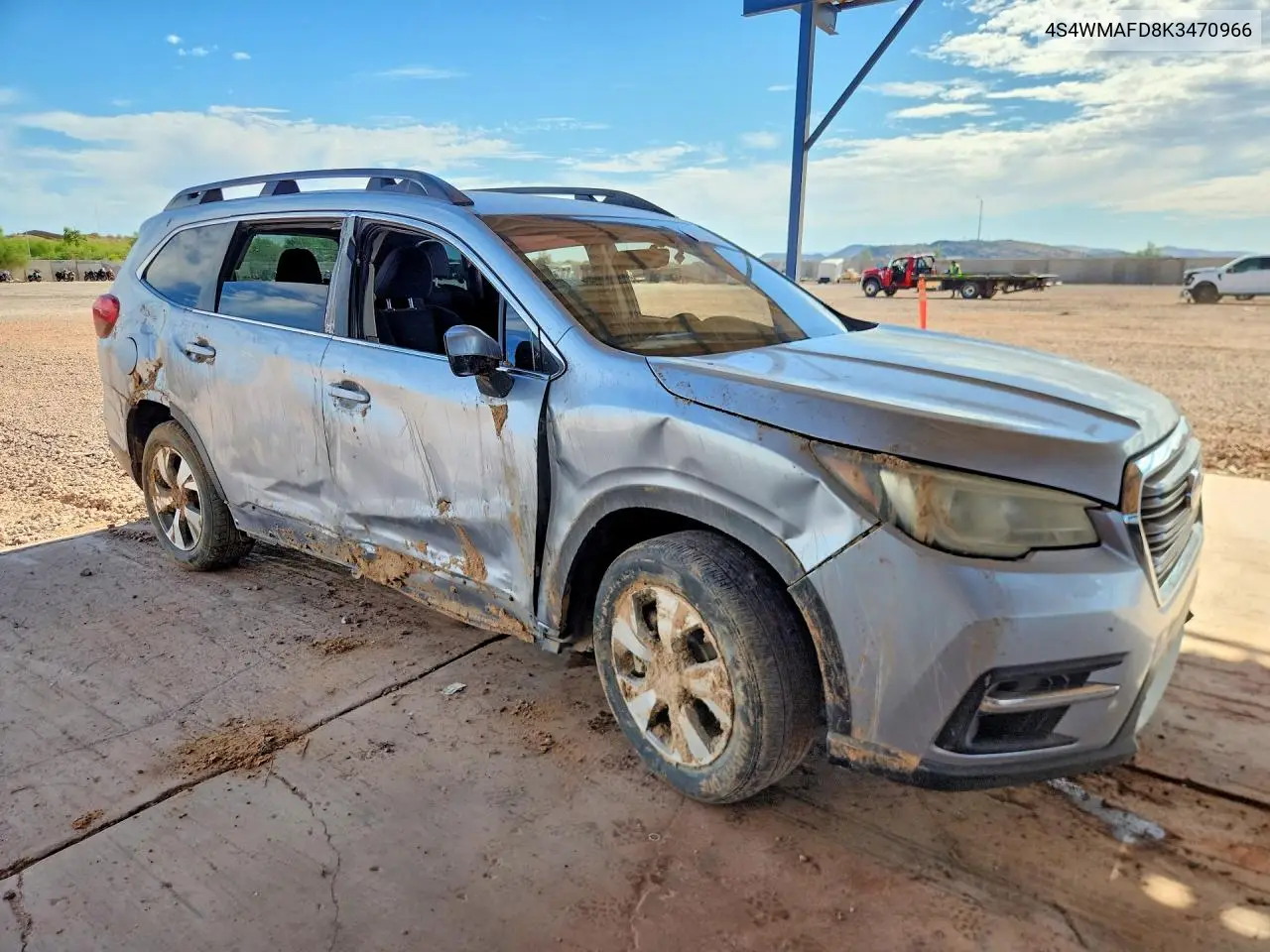 2019 Subaru Ascent Premium VIN: 4S4WMAFD8K3470966 Lot: 58471356
