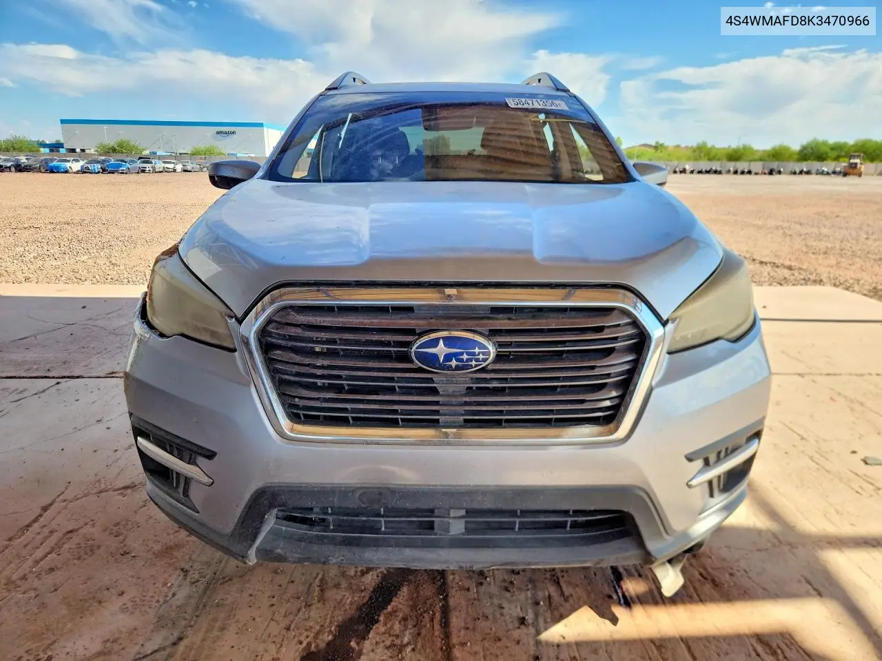 2019 Subaru Ascent Premium VIN: 4S4WMAFD8K3470966 Lot: 58471356