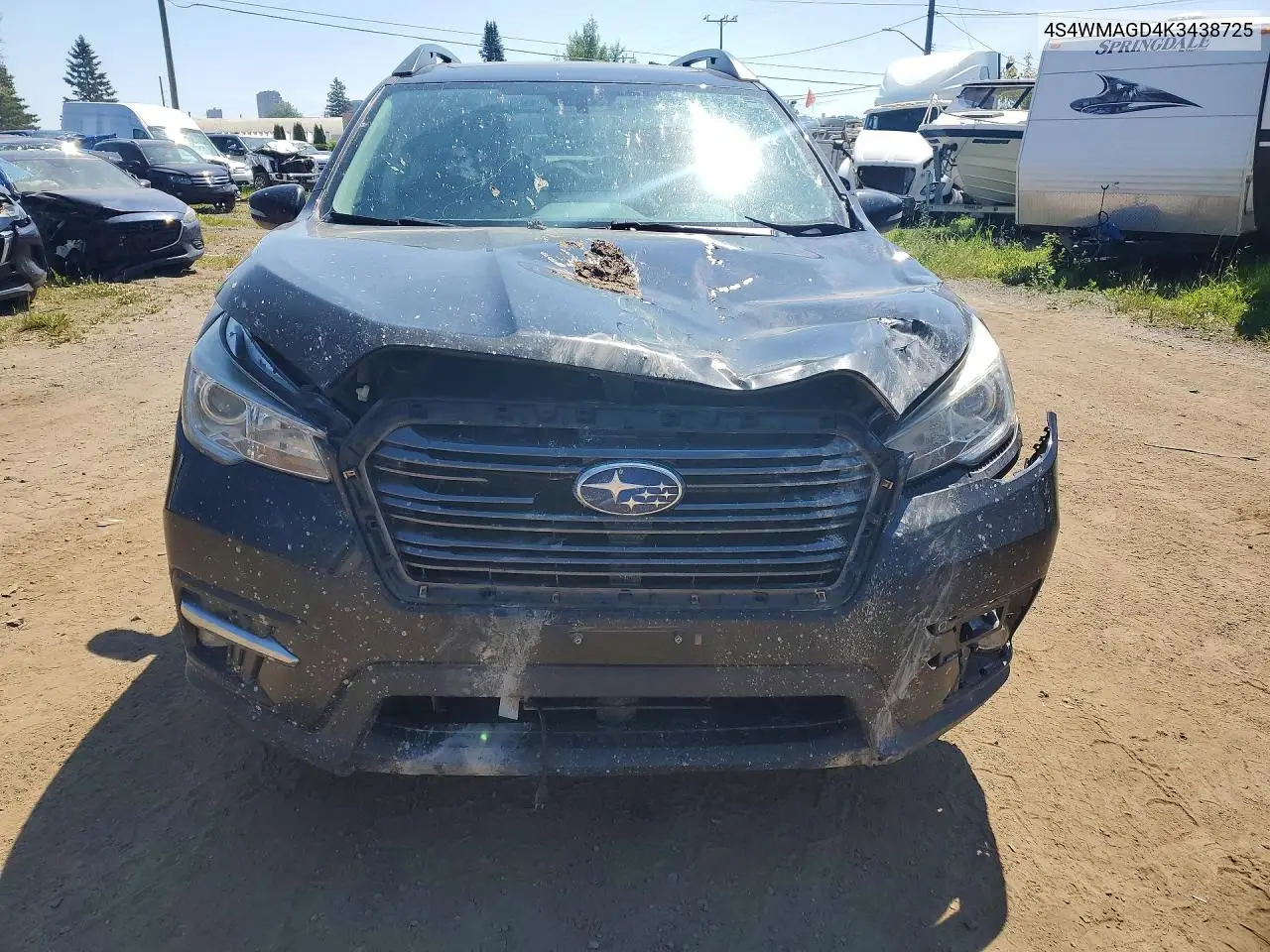 2019 Subaru Ascent Premium VIN: 4S4WMAGD4K3438725 Lot: 58762616