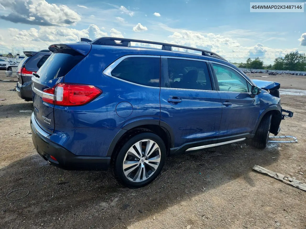 2019 Subaru Ascent Limited VIN: 4S4WMAPD2K3487146 Lot: 58826246
