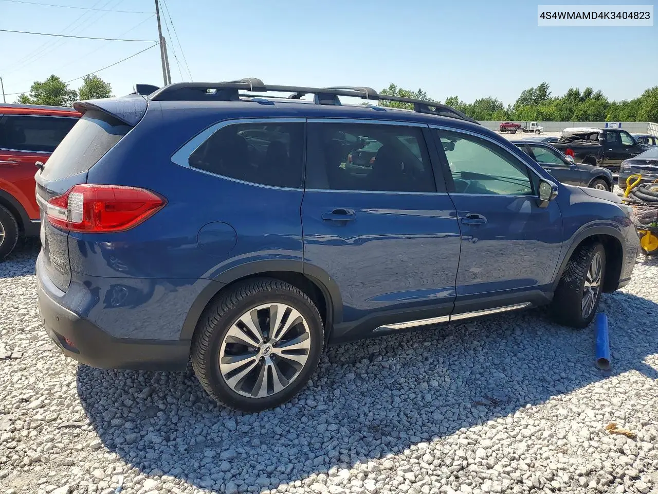 2019 Subaru Ascent Limited VIN: 4S4WMAMD4K3404823 Lot: 58877176
