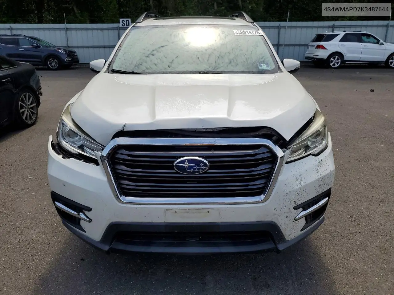2019 Subaru Ascent Limited VIN: 4S4WMAPD7K3487644 Lot: 58914726