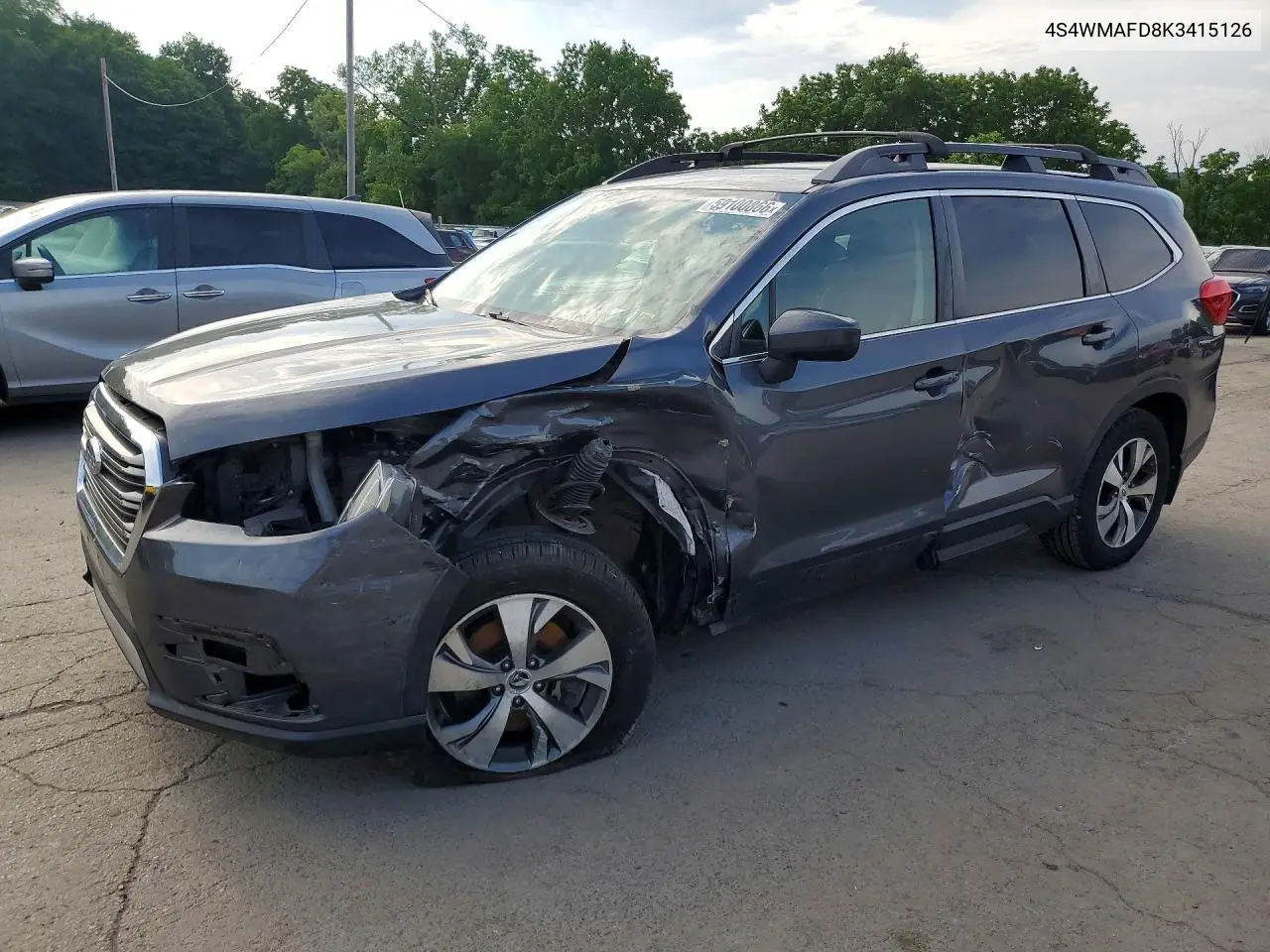 2019 Subaru Ascent Premium VIN: 4S4WMAFD8K3415126 Lot: 59100866
