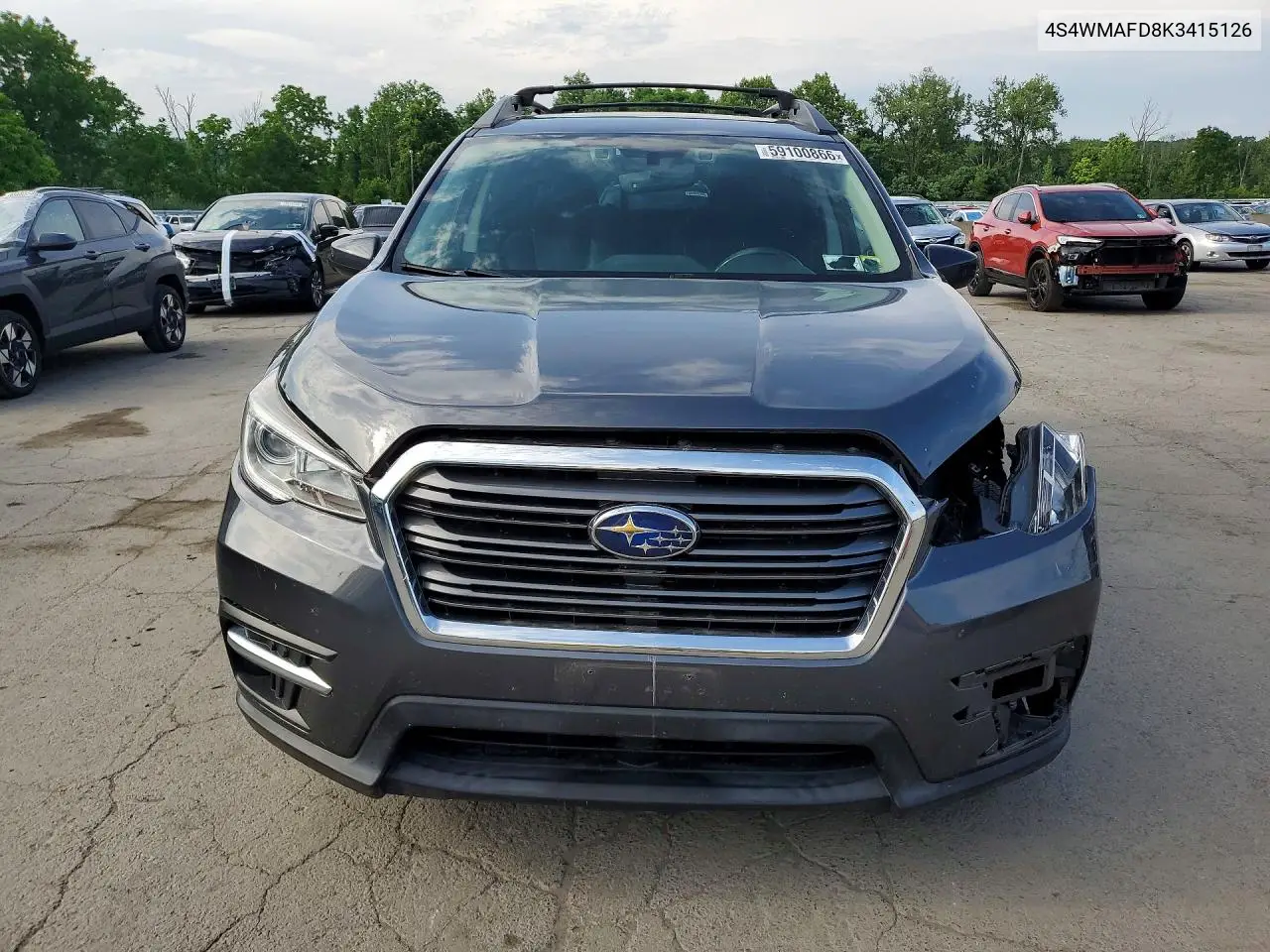 2019 Subaru Ascent Premium VIN: 4S4WMAFD8K3415126 Lot: 59100866