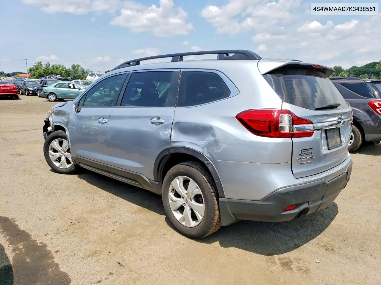 2019 Subaru Ascent VIN: 4S4WMAAD7K3438551 Lot: 59120426