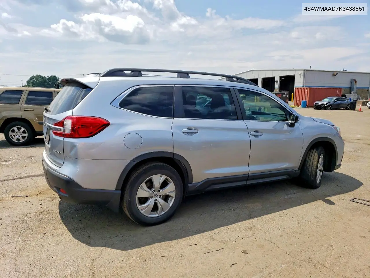 2019 Subaru Ascent VIN: 4S4WMAAD7K3438551 Lot: 59120426