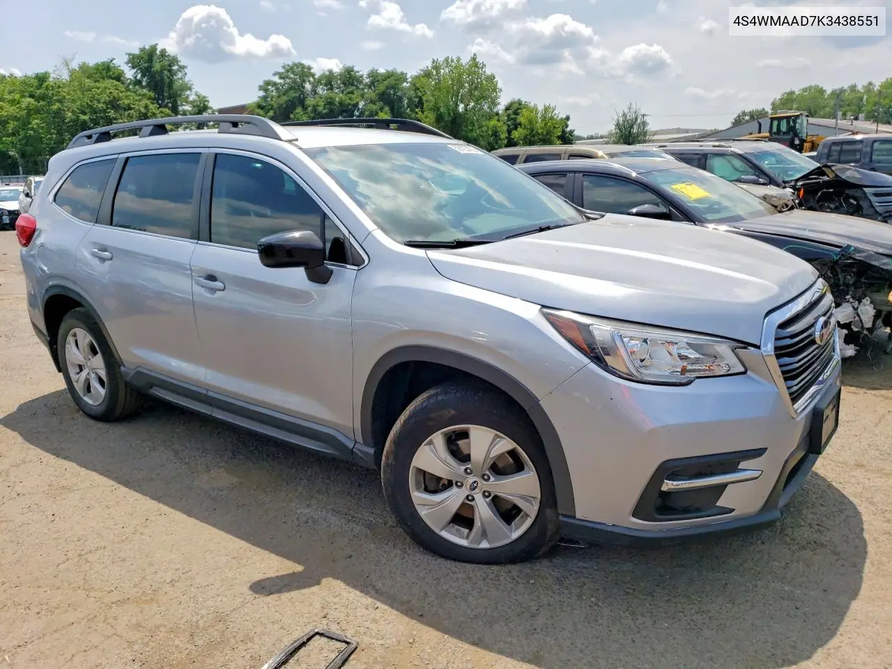 2019 Subaru Ascent VIN: 4S4WMAAD7K3438551 Lot: 59120426
