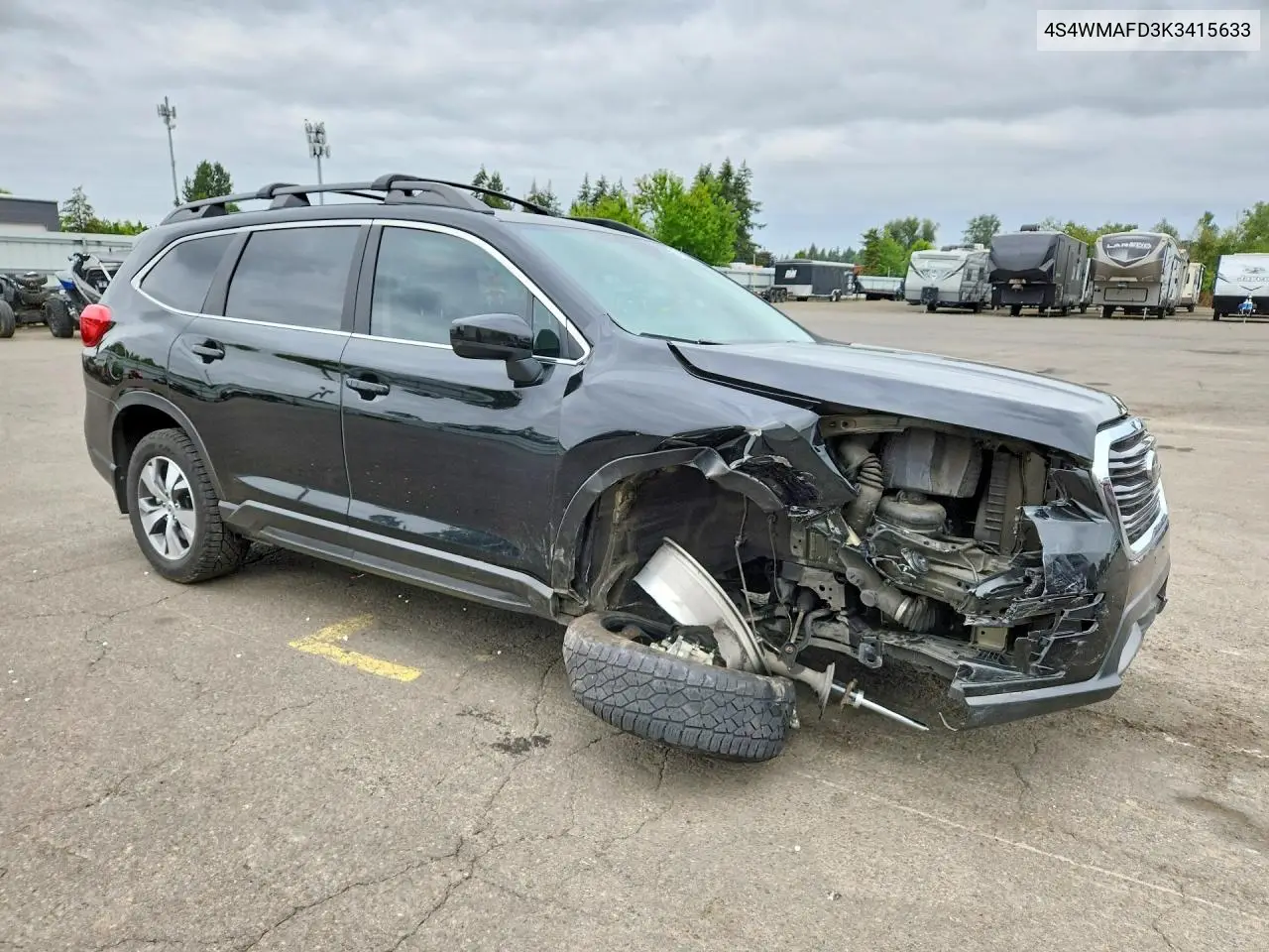 2019 Subaru Ascent Premium VIN: 4S4WMAFD3K3415633 Lot: 59228806