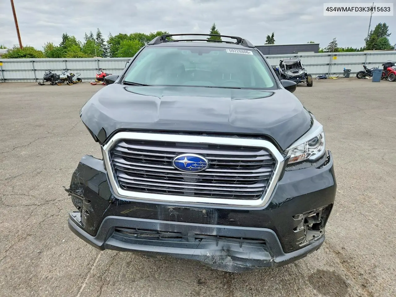 2019 Subaru Ascent Premium VIN: 4S4WMAFD3K3415633 Lot: 59228806