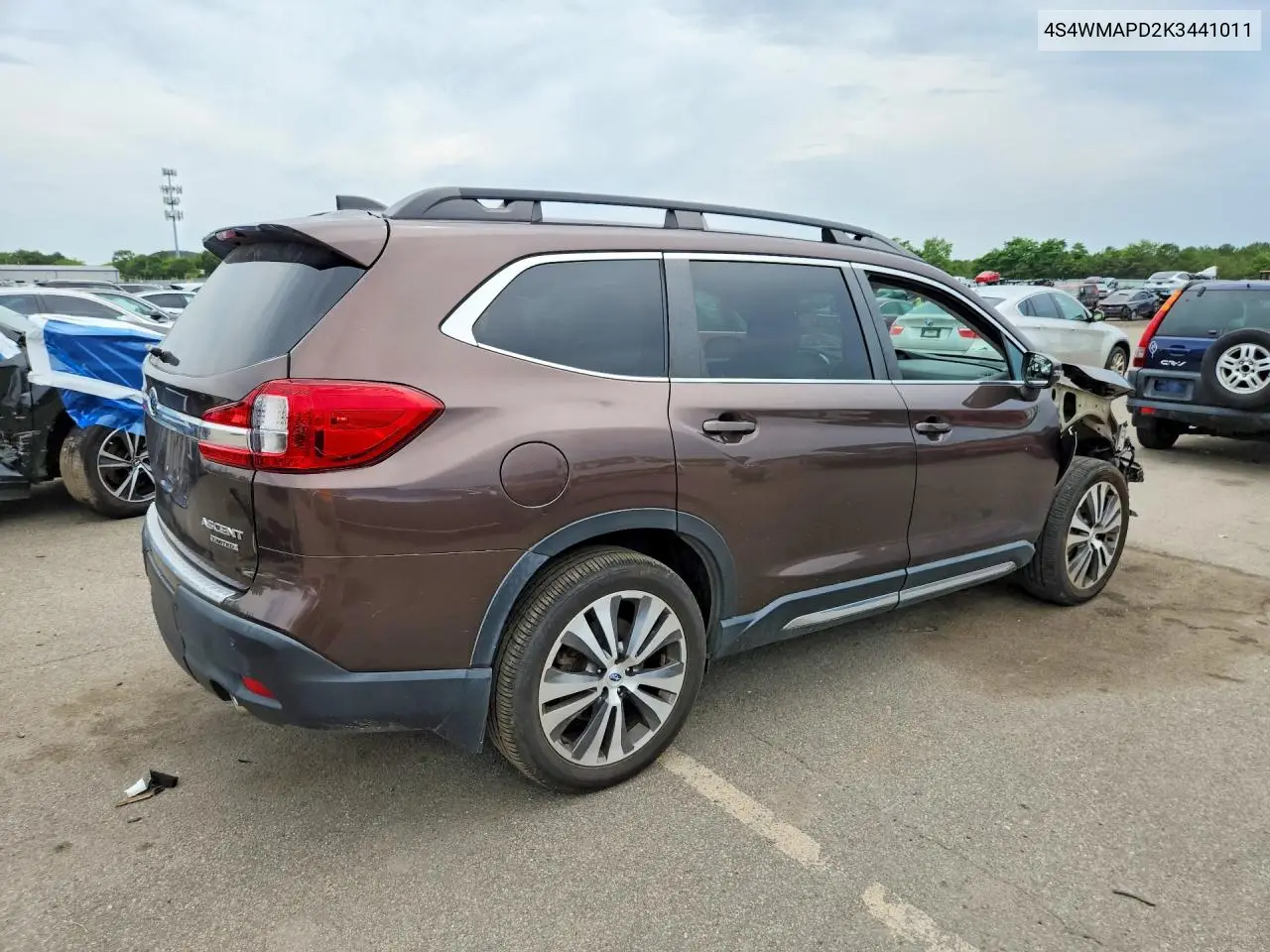 2019 Subaru Ascent Limited VIN: 4S4WMAPD2K3441011 Lot: 59277596
