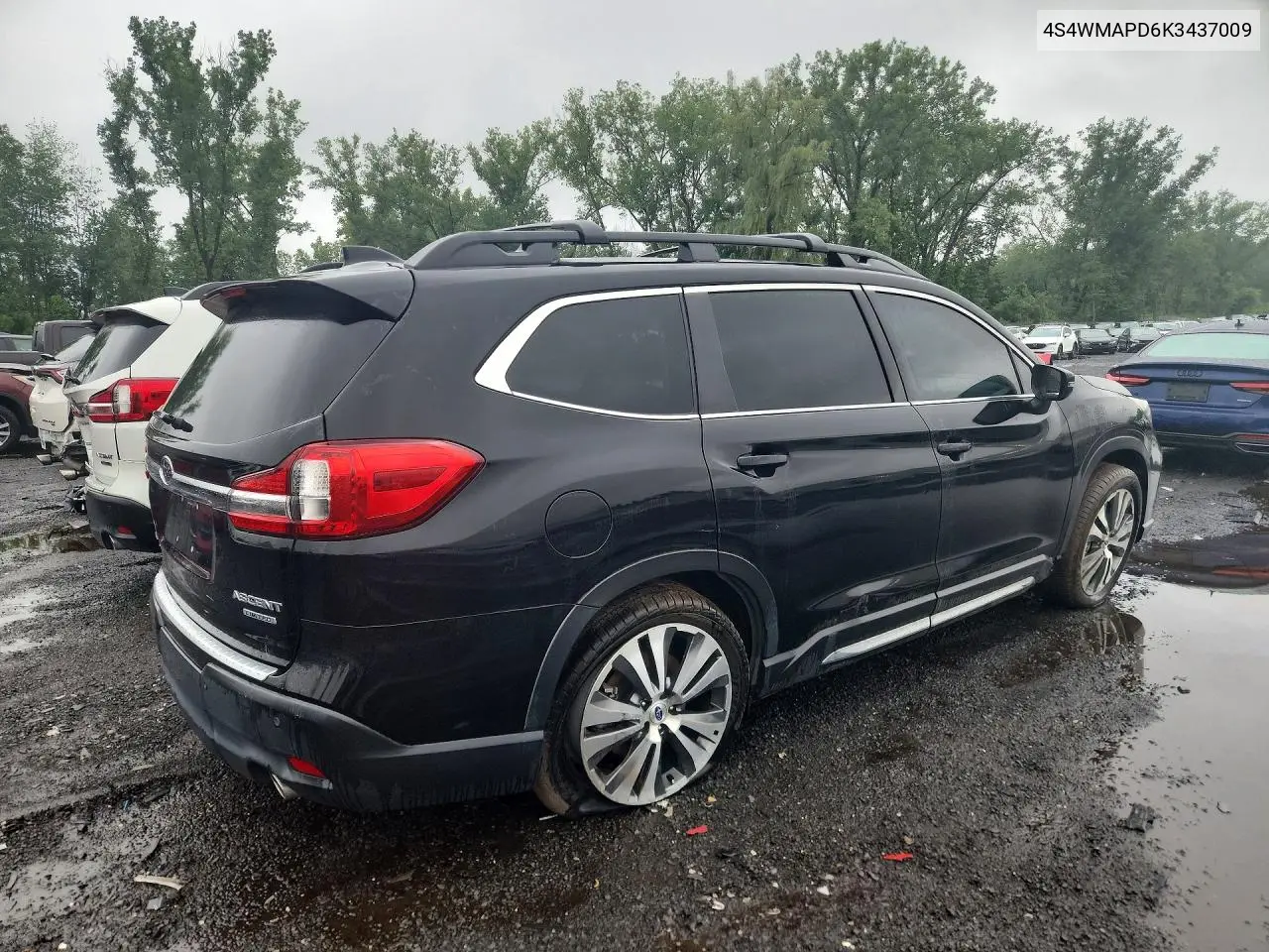 2019 Subaru Ascent Limited VIN: 4S4WMAPD6K3437009 Lot: 59606846