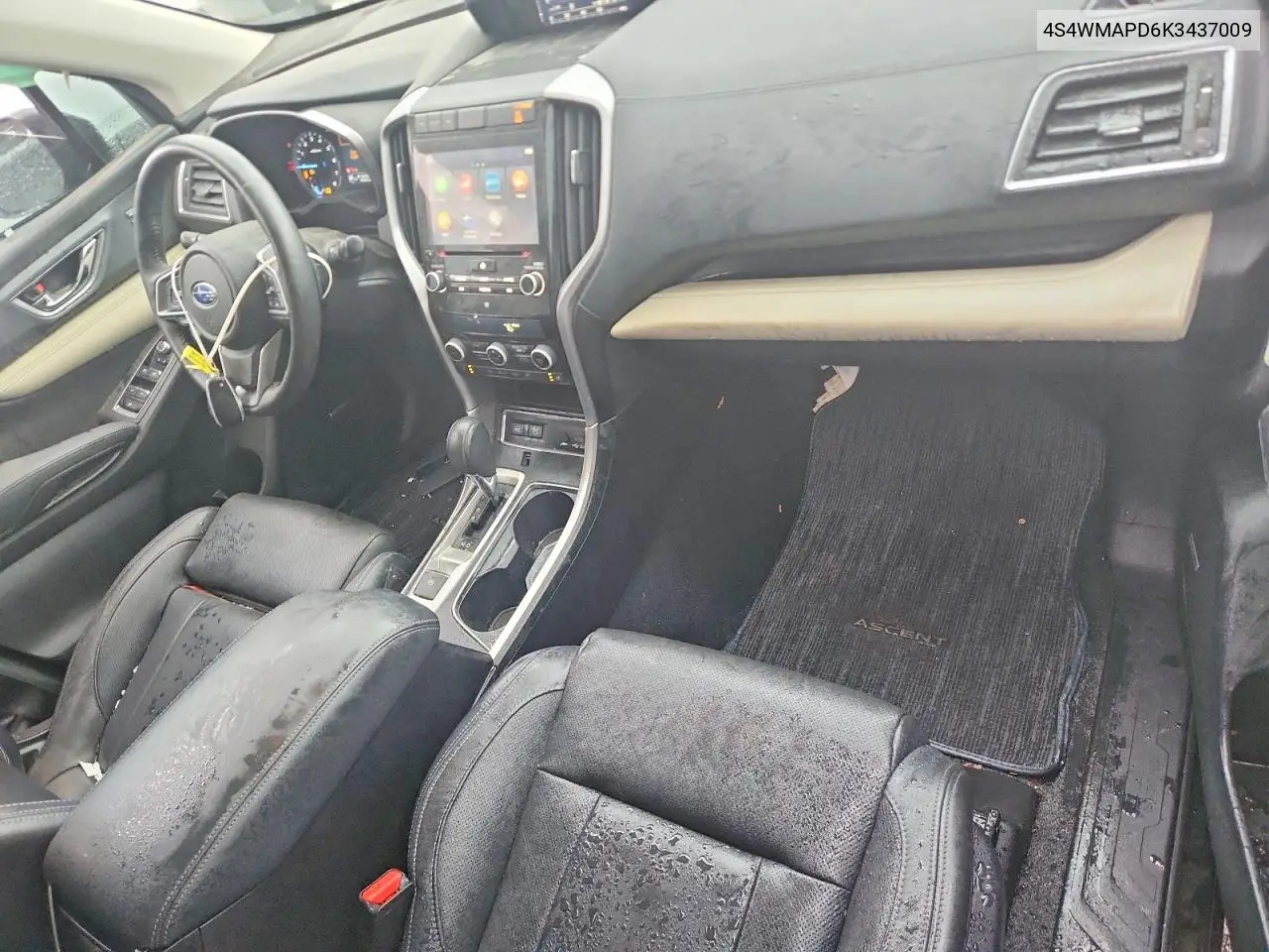 2019 Subaru Ascent Limited VIN: 4S4WMAPD6K3437009 Lot: 59606846