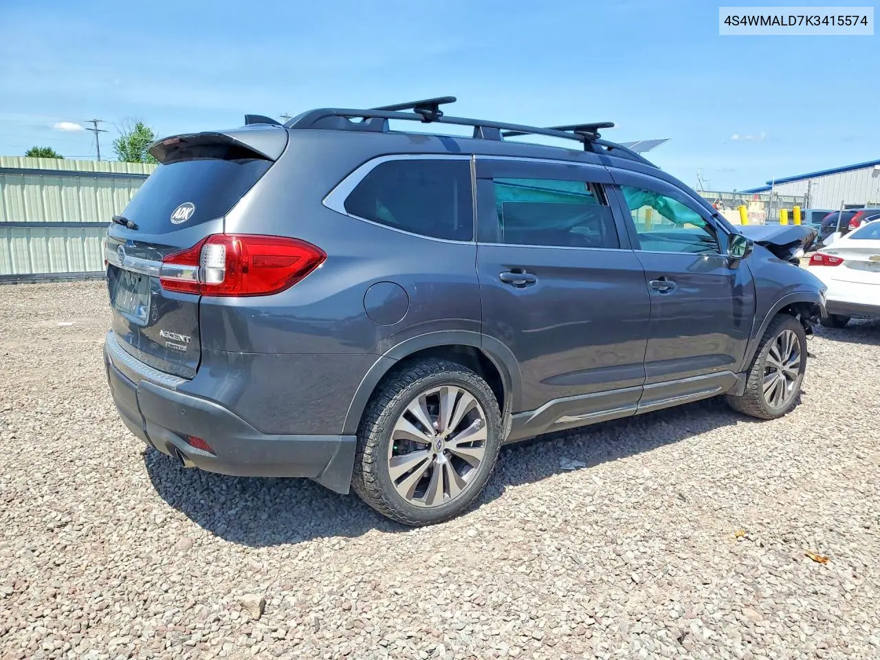 2019 Subaru Ascent Limited VIN: 4S4WMALD7K3415574 Lot: 59633326