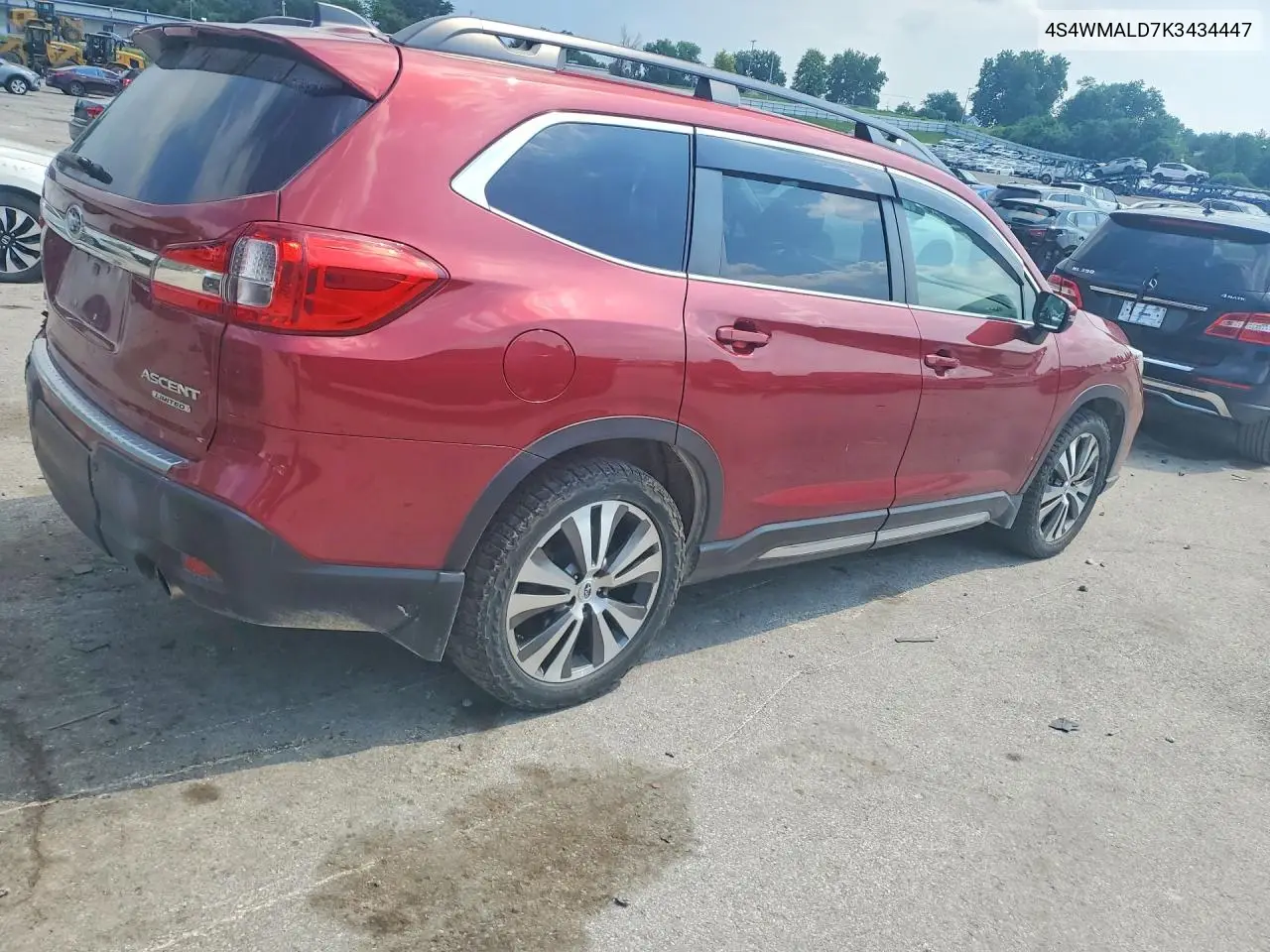 2019 Subaru Ascent Limited VIN: 4S4WMALD7K3434447 Lot: 59678156