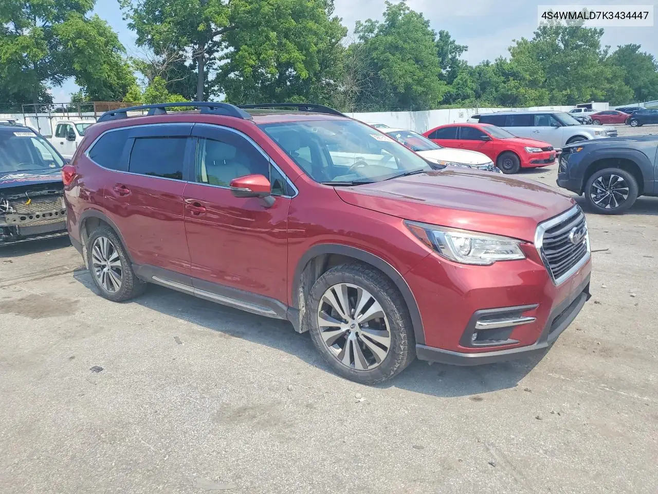 2019 Subaru Ascent Limited VIN: 4S4WMALD7K3434447 Lot: 59678156