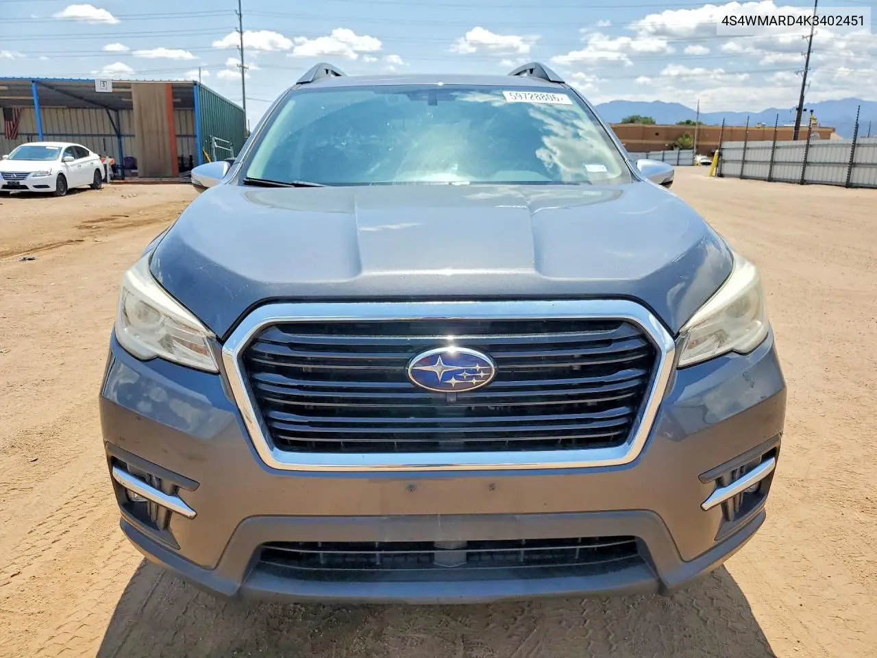 2019 Subaru Ascent Touring VIN: 4S4WMARD4K3402451 Lot: 59728806